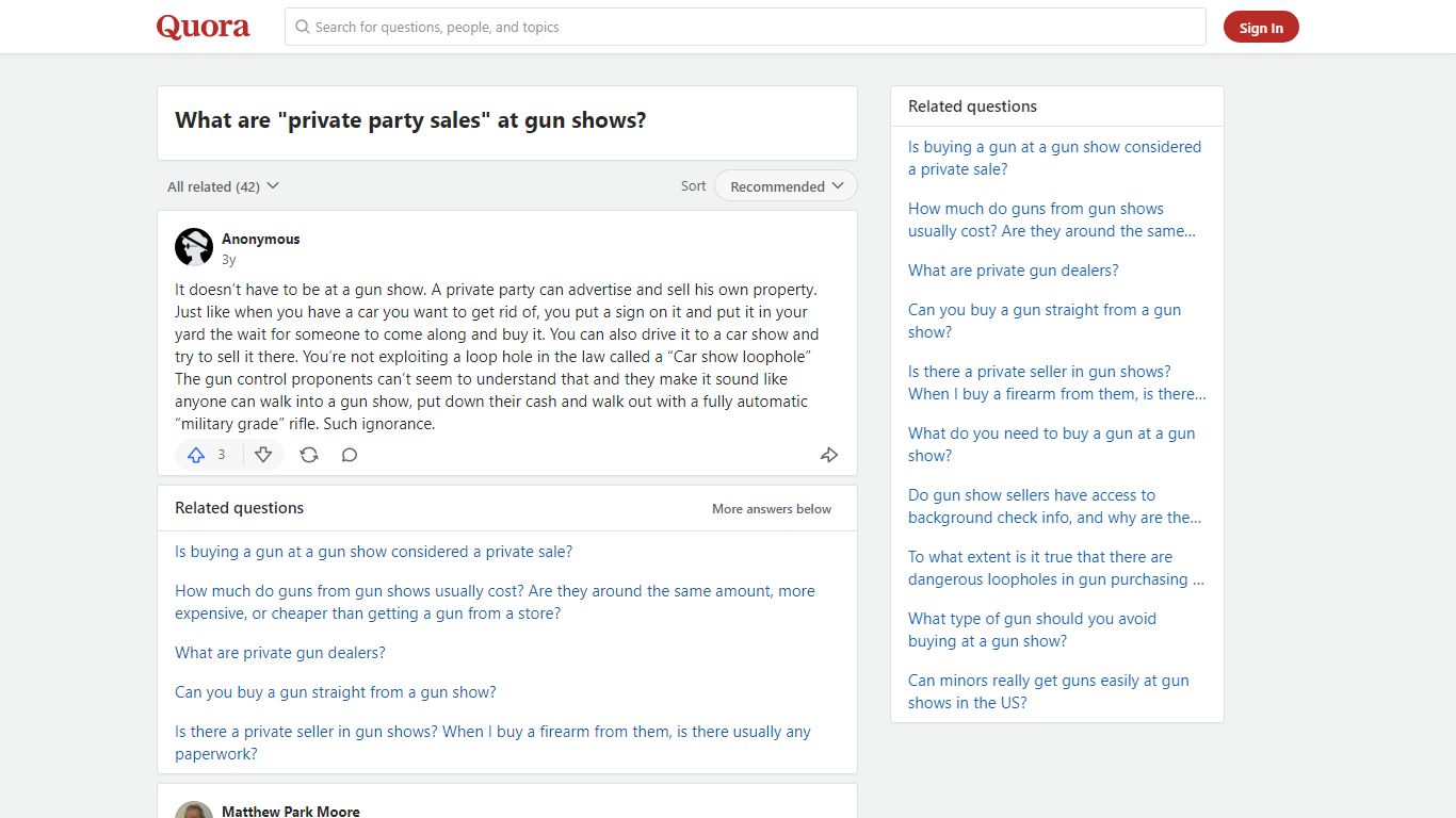 What are 'private party sales' at gun shows? - Quora